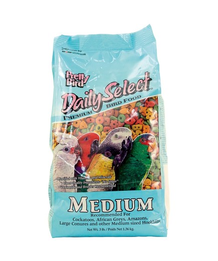 Pretty Bird Daily Select Medium Complete Parrot Food 3lb